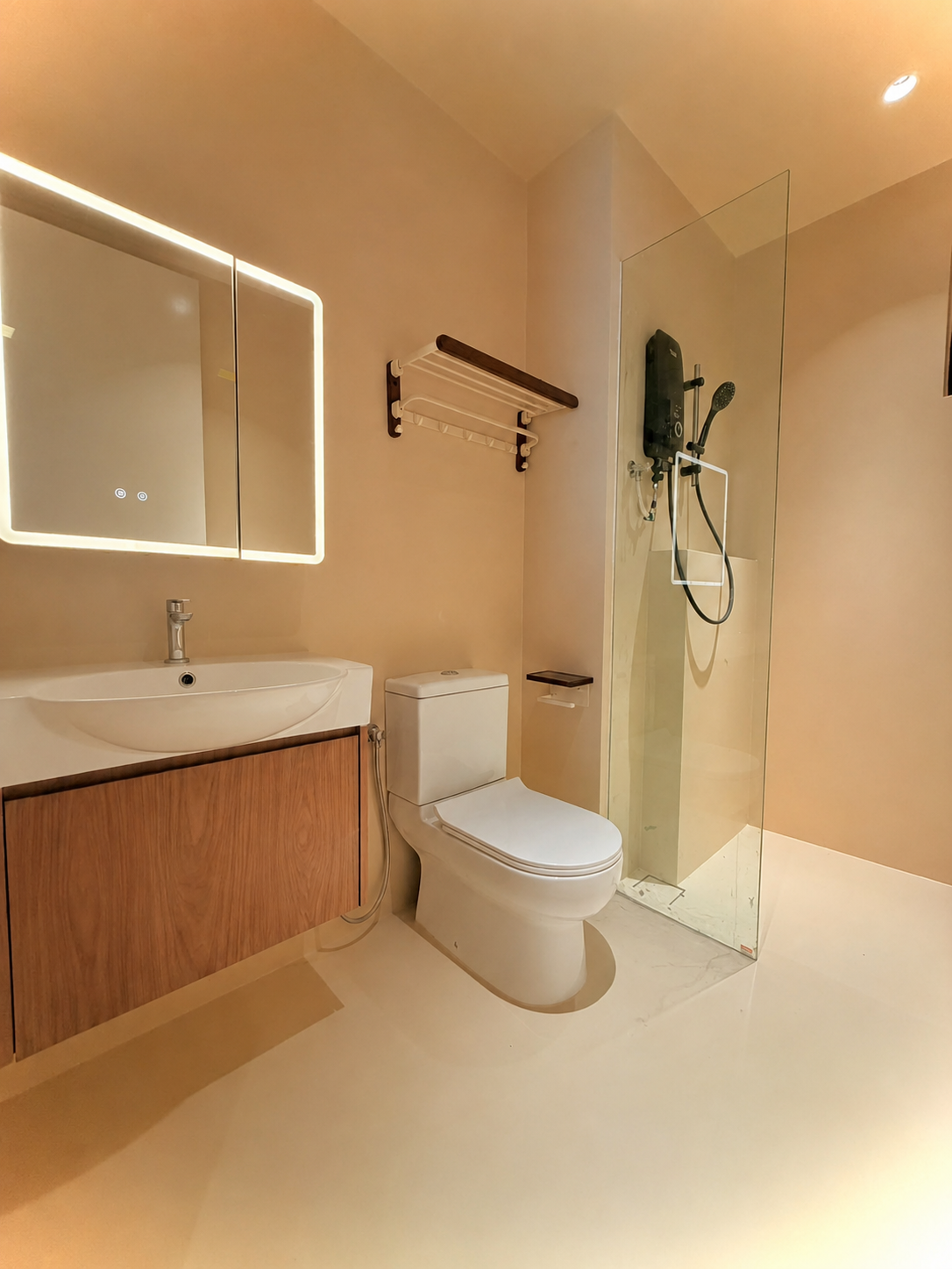 Microcement Bathroom Transformation